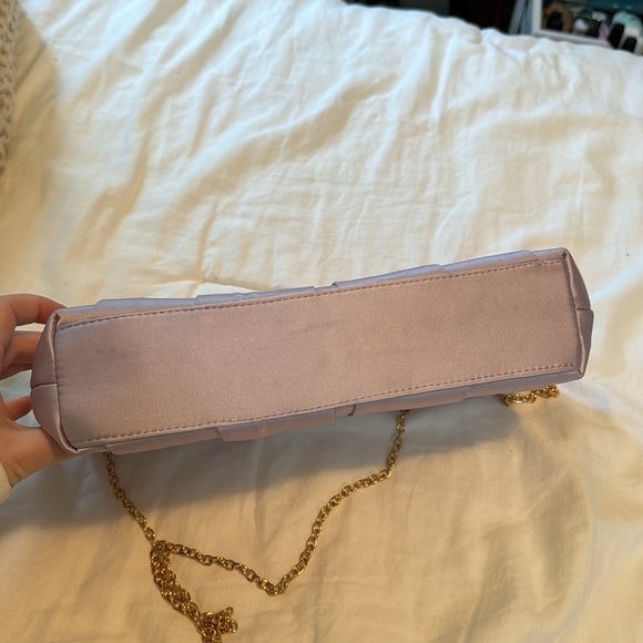 Purple clutch shoulder crossbody bag - Picture 3 of 7